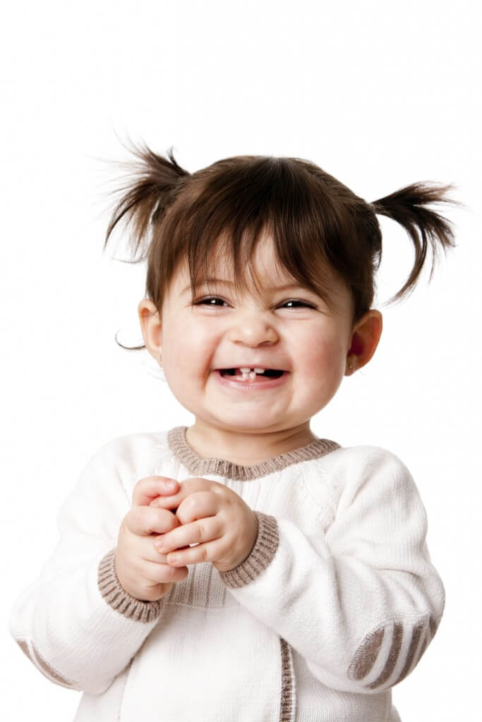 Eruption of baby's first teeth